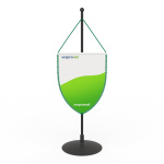 Car banner 10 x 13 cm, Cord suspension without loop/balls