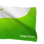 Car flag, detail of hemmed safety seam