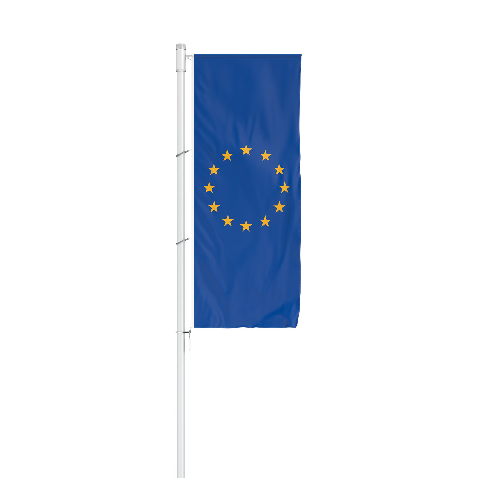 Custom Flags: Flag in Portrait Format, for Brackets, Council of Europe/EC