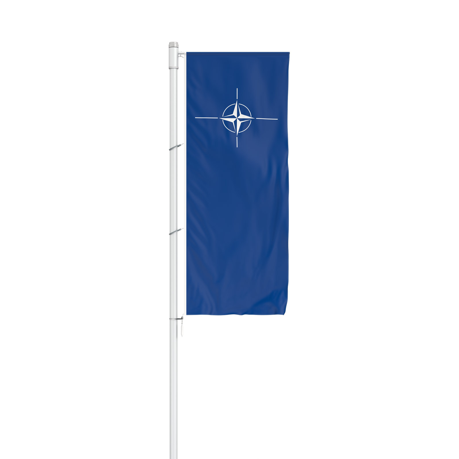 Custom Flags: Flag in Portrait Format, for Brackets, NATO