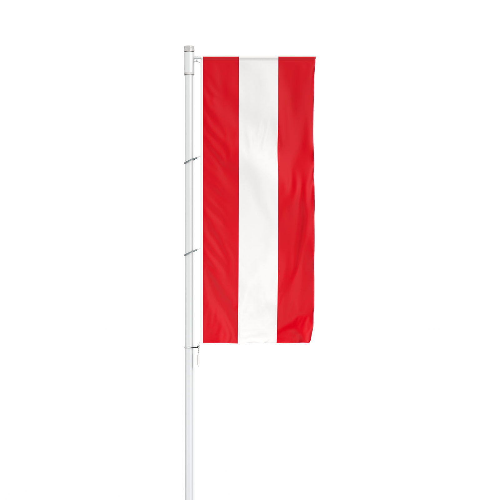 National Flags: Vertical Flag for Bracket, Austria