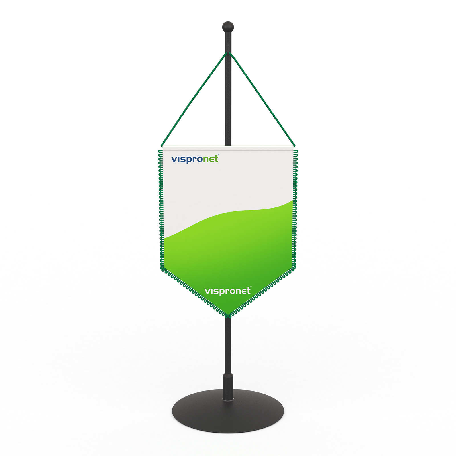 Car banner 10 x 13 cm, cord suspension without loop & end beads