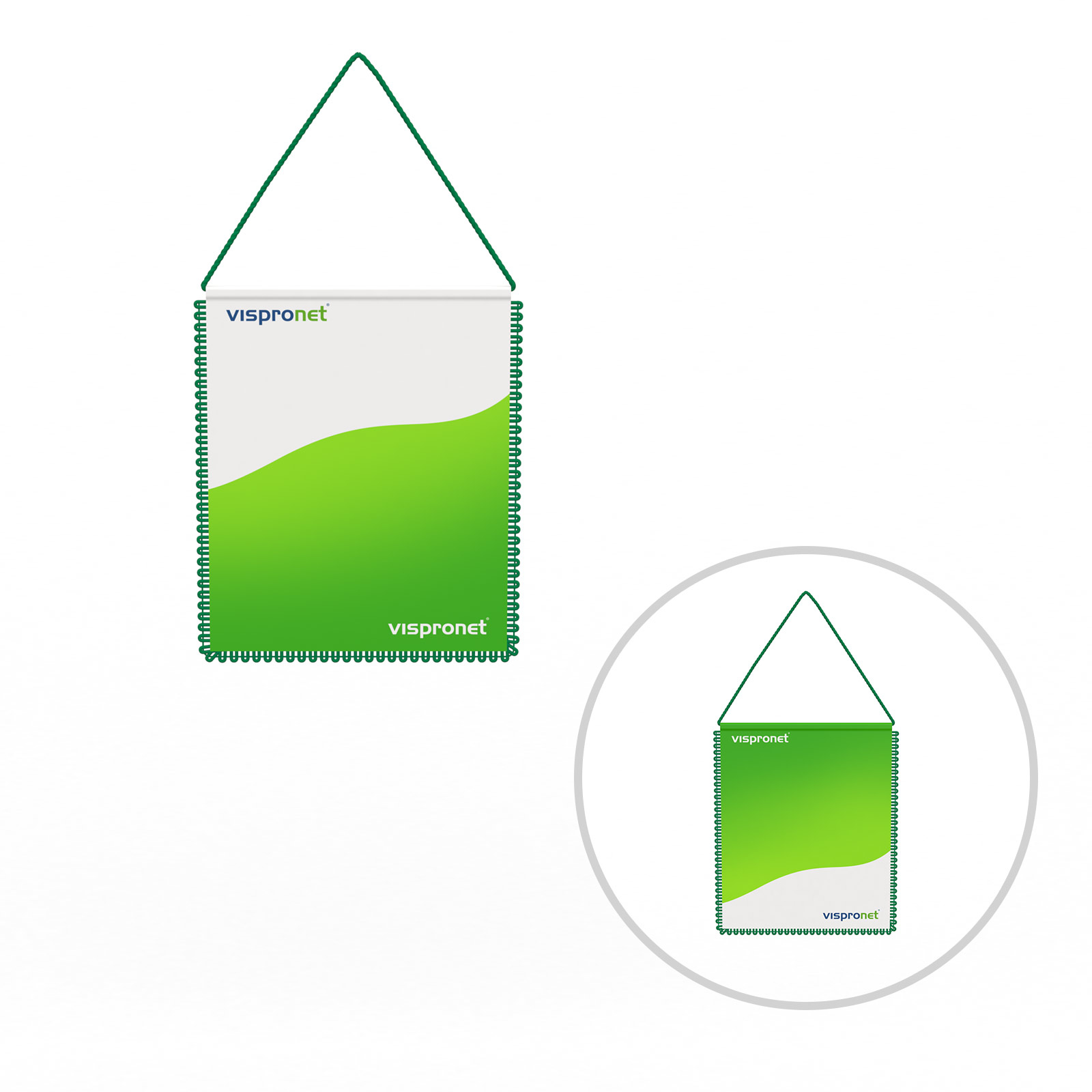 Rectangular auto banner