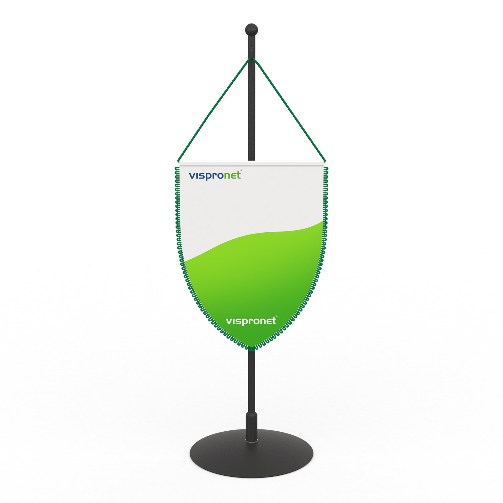 Car banner 10 x 13 cm, cord suspension without loop & end beads