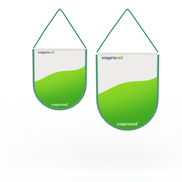 Car banner / car pennant, Sizes