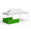Folding Pavilion Select, example with 3 half-height walls