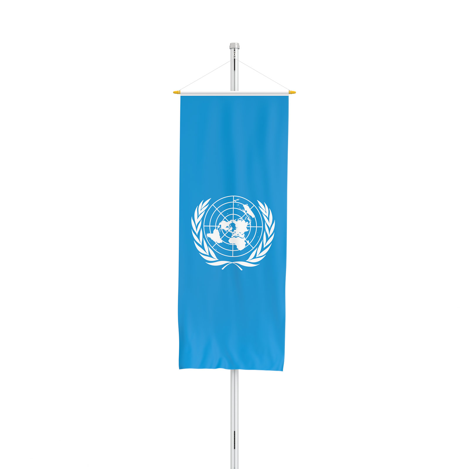 Custom UN flag as banner flag