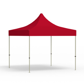 Pop Up Tent Basic, roof & valance in primary colours, without walls