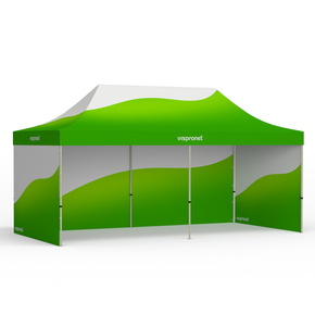 Faltzelt 3 x 6 m, mit Druck 