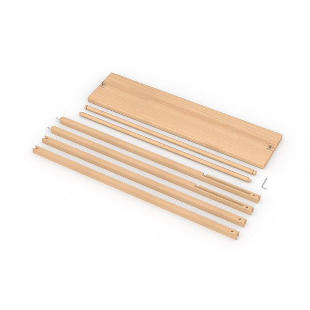 Wooden Banner Display - Scope of Delivery