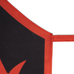 Edges & waistbands hemmed & printed