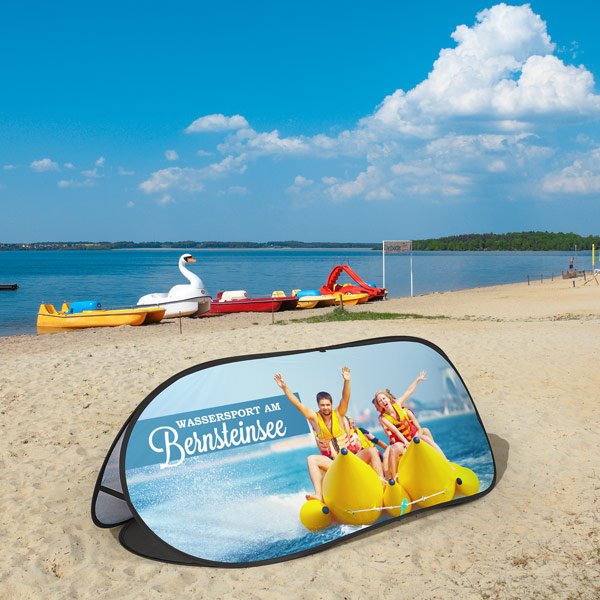 Pop Out Banner as a mobile, seasonal advertising medium