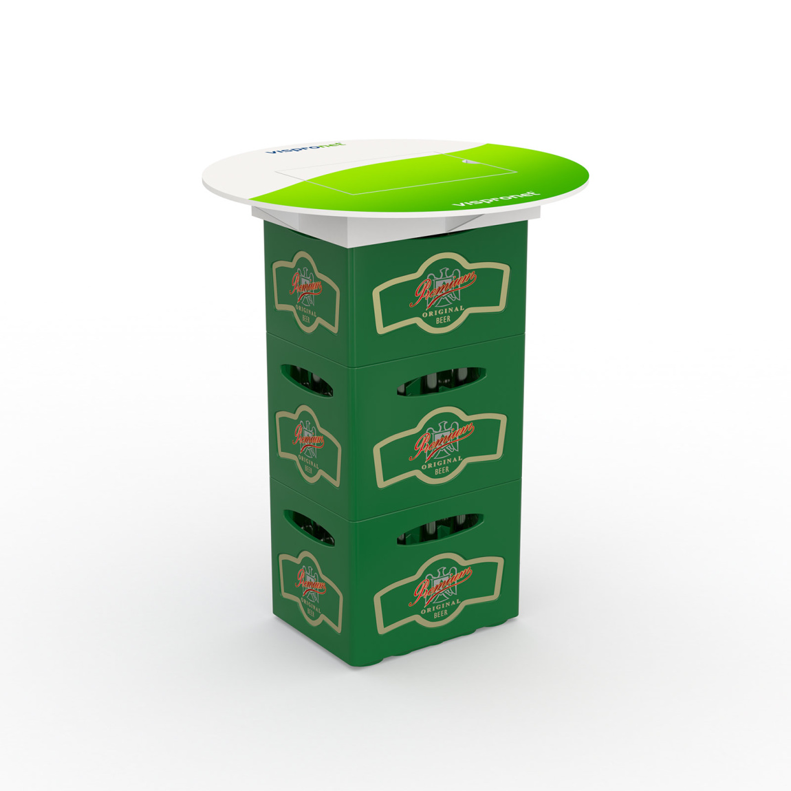 Beer crate table