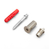 Floor and ceiling cable tensioners, for stainless steel cable ø 1.5 mm