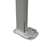 optional: floor mounting, quick installation & removal of the base stand