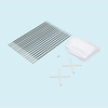 Ceiling hanger arc display, included size ø 175 cm, height 160 cm