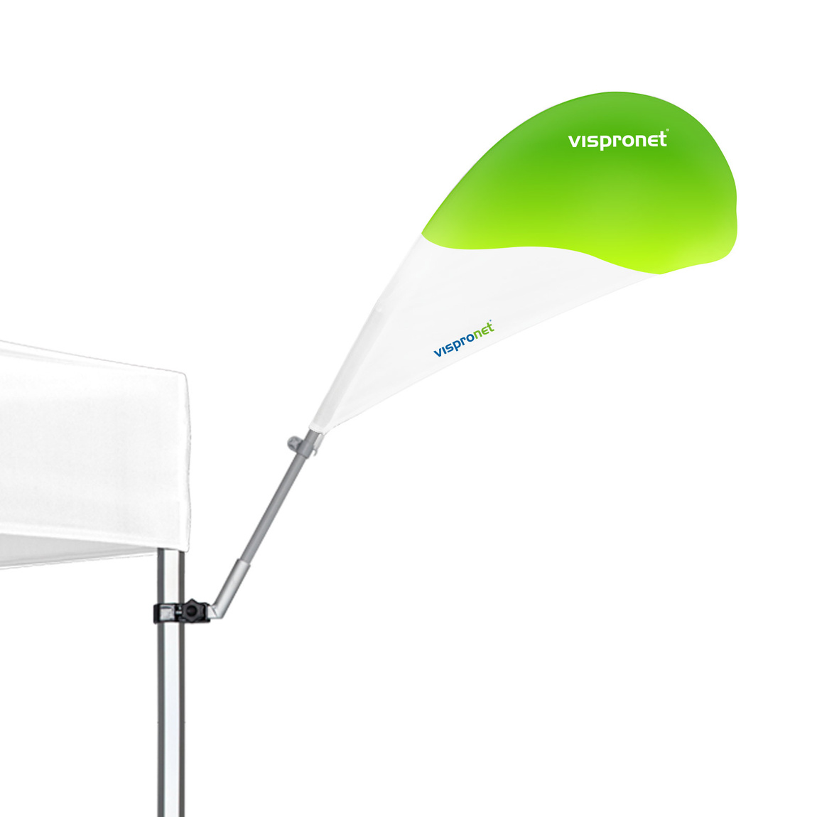 Bowflag® Basic with Bowflag® holder 30° for tent poles