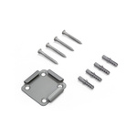 Floor mounting bracket for side awning, silver gray