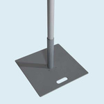 Base plate with rotator 55 x 55 cm / 19.7 kg
