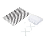 Ceiling hanger arc display, included size ø 175 cm, height 160 cm