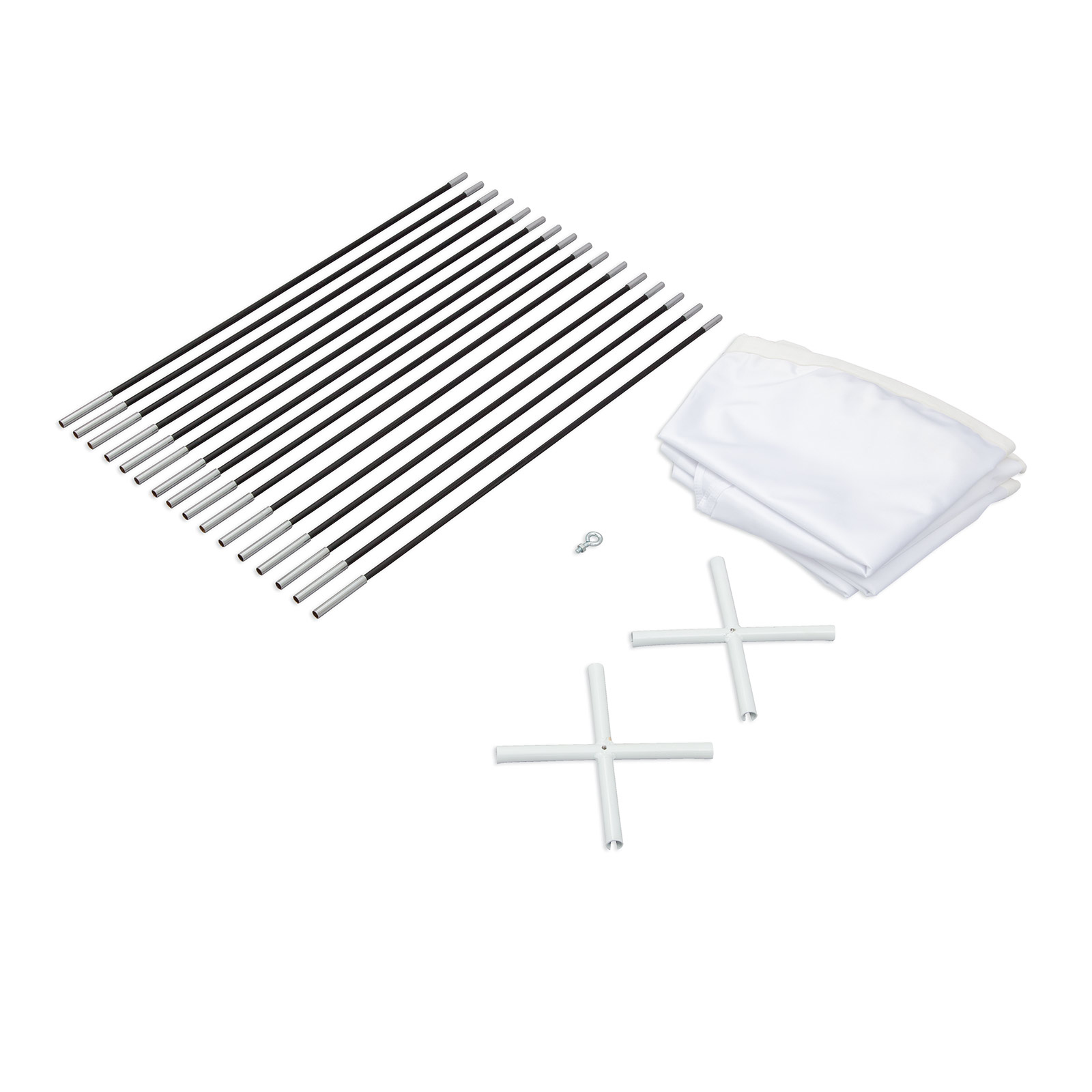 Ceiling hanger arc display, included size ø 175 cm, height 160 cm