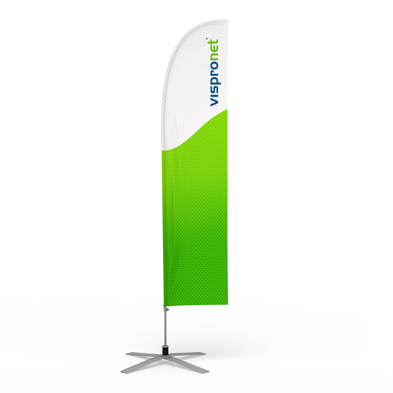 Bowflag® Basic including cross base ø 100 cm/17 kg with rotator and spring
