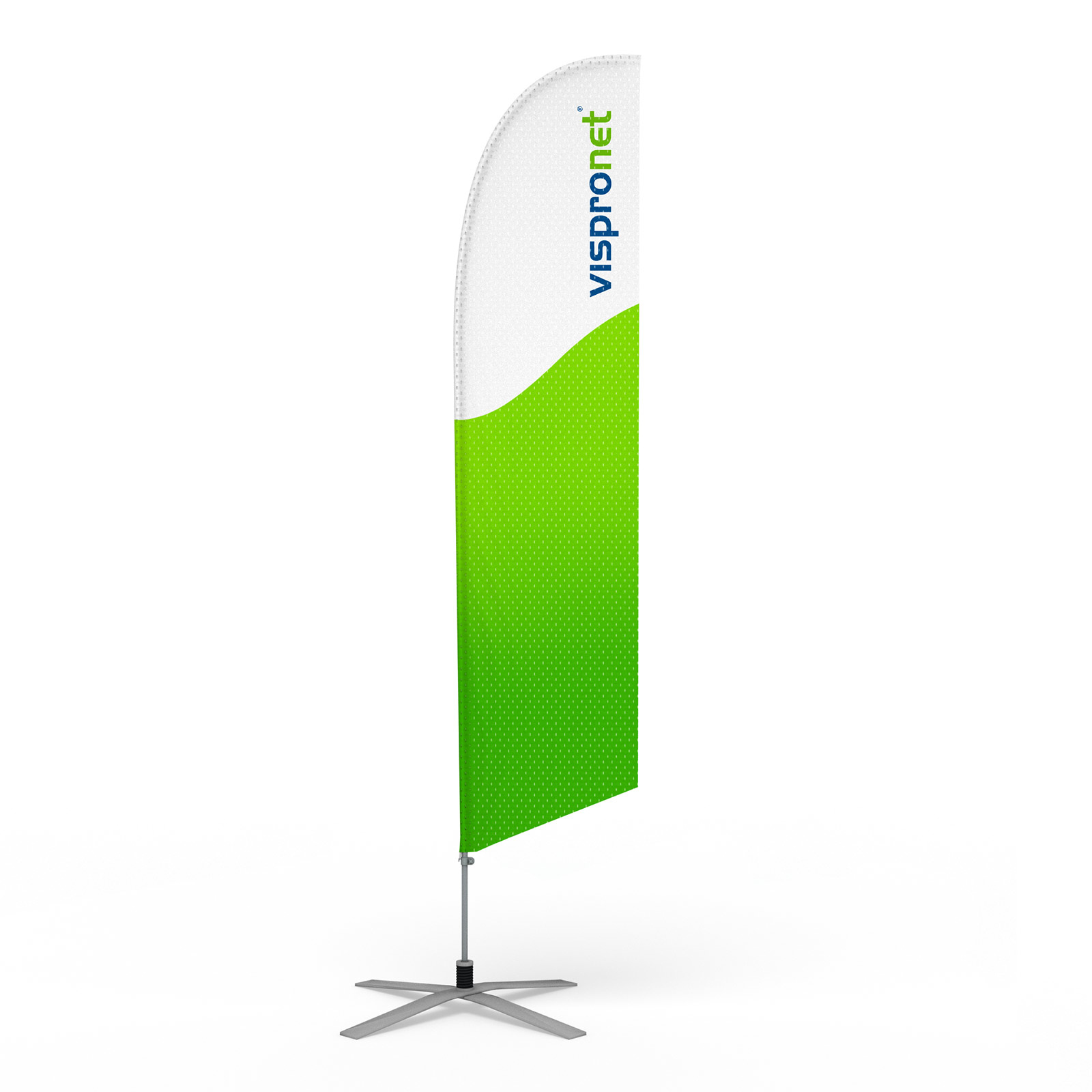 Bowflag® Basic including cross base ø 100 cm/17 kg with rotator and spring