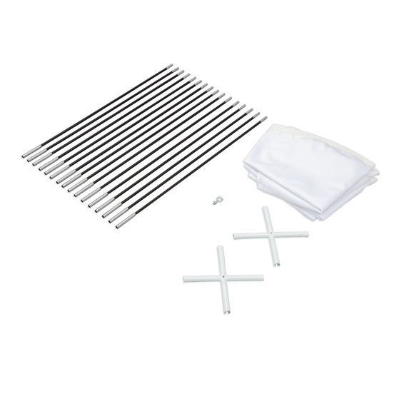 Ceiling hanger arc display, included size ø 175 cm, height 160 cm