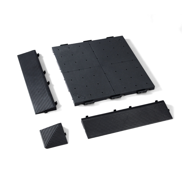 Floor panel set, consisting of 36 floor panels, 24 ramps, 4 corners