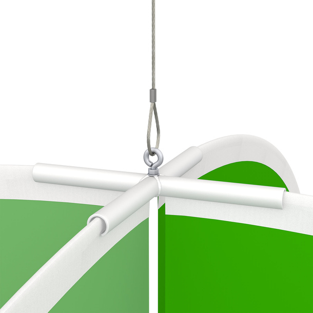Suspension with eye bolt and high-quality stainless steel cable