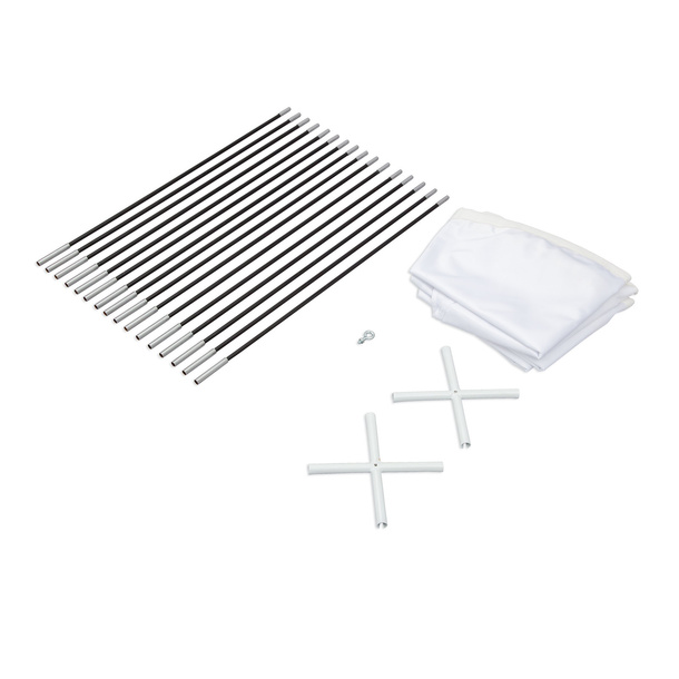 Ceiling hanger arc display, included size ø 175 cm, height 160 cm