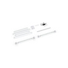 Scope of delivery: Wall-mounted variant, system width 100 cm, system height 225 cm