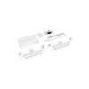 Scope of delivery: freestanding version, system width 185 cm, system height 200 cm