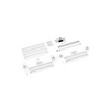 Scope of delivery: freestanding version, system width 200 cm, system height 200 cm