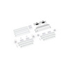 Scope of delivery: freestanding version, system width 285 cm, system height 200 cm