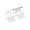 Scope of delivery: freestanding version, system width 500 cm, system height 225 cm