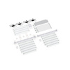Scope of delivery: freestanding version, system width 585 cm, system height 200 cm