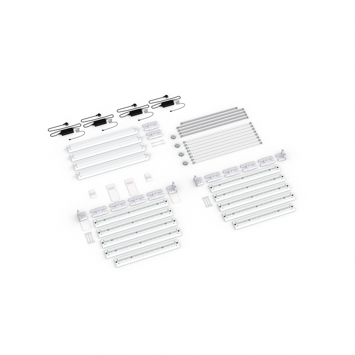 Scope of delivery: Adjacent variant, system width 485 cm, system height 200 cm
