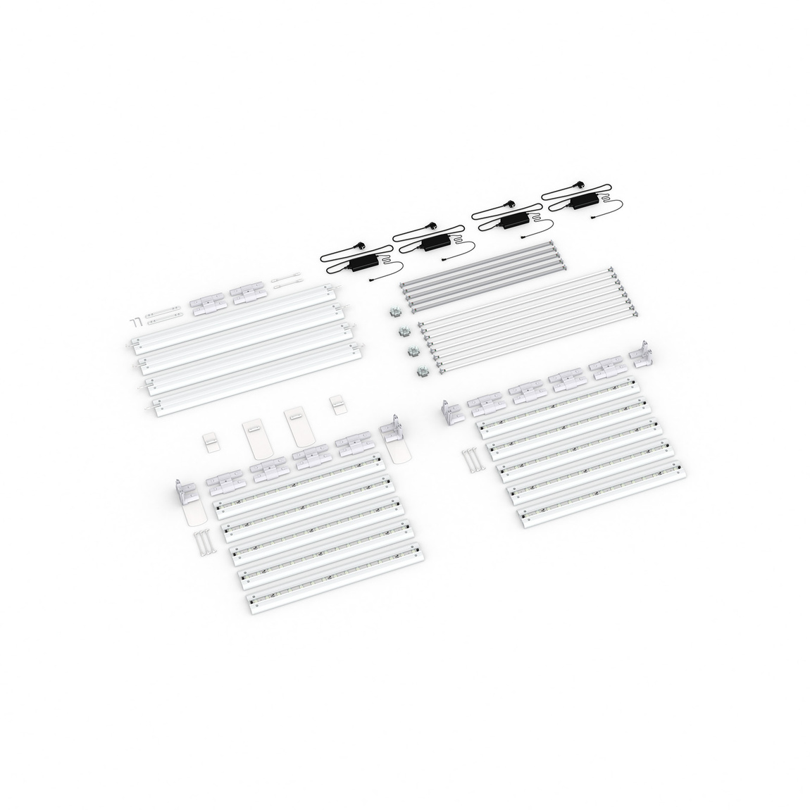 Scope of delivery: Adjacent configuration, system width 500 cm, system height 250 cm