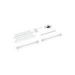 Scope of delivery: Wall-mounted variant, system width 100 cm, system height 225 cm