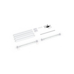 Scope of delivery: Leaning variant, system width 100 cm, system height 250 cm