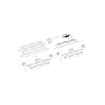 Scope of delivery: Adjacent configuration, system width 185 cm, system height 225 cm