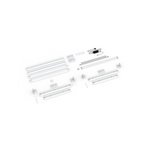Scope of delivery: Adjacent configuration, system width 185 cm, system height 250 cm