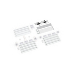 Scope of delivery: freestanding version, system width 400 cm, system height 200 cm