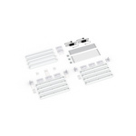 Scope of delivery: Adjacent installation variant, system width 400 cm, system height 200 cm