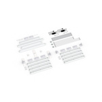 Scope of delivery: freestanding version, system width 400 cm, system height 225 cm