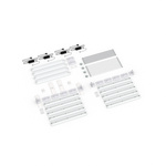 Scope of delivery: freestanding version, system width 500 cm, system height 200 cm