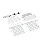 Scope of delivery: freestanding version, system width 600 cm, system height 225 cm
