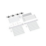 Scope of delivery: freestanding version, system width 600 cm, system height 200 cm