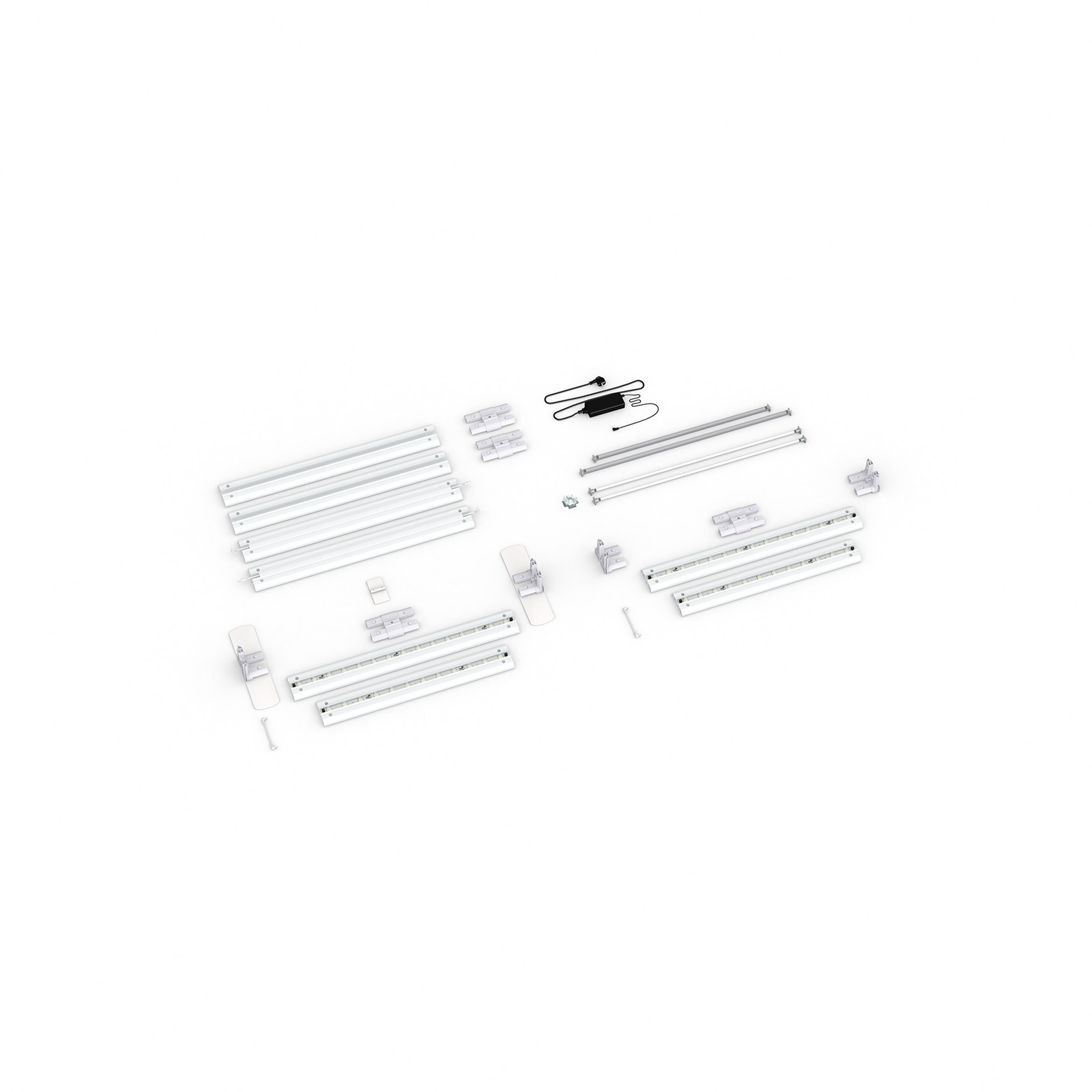 Scope of delivery: freestanding version, system width 185 cm, system height 200 cm